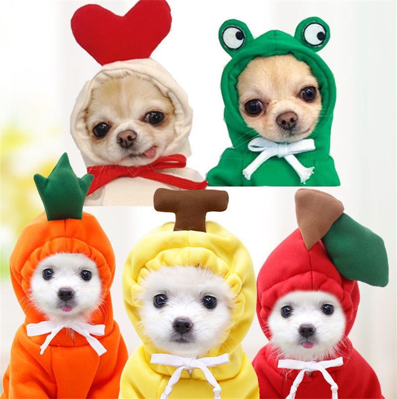 Cute Fruit Dog Clothes For Small Dogs